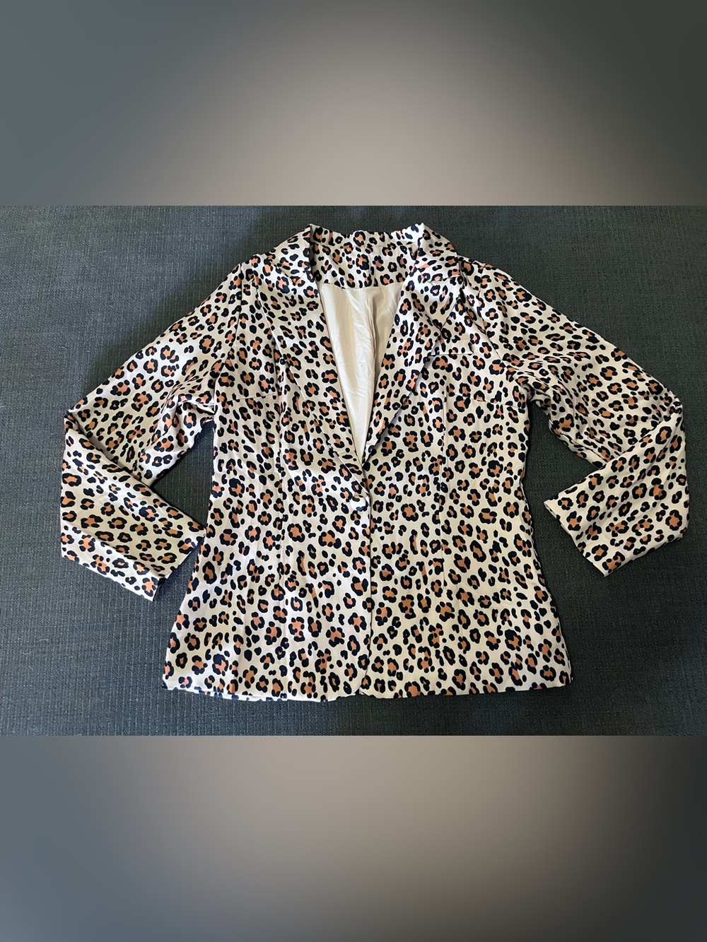 Leopard Print Blazer Jacket M/L